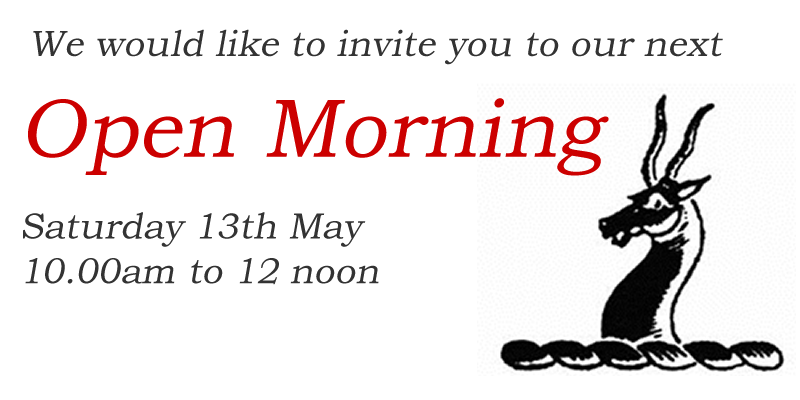 Open Morning Notice - Summer 2017