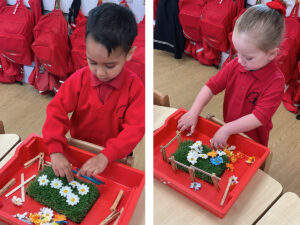Developing our skills in Nursery